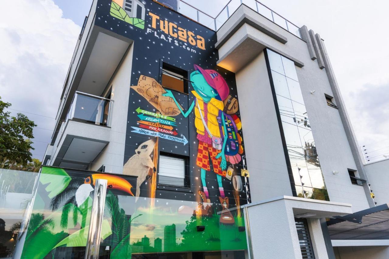 フォス・ド・イグアスTucasa Flats - Viva Uma Experiencia De Morador!アパートメント エクステリア 写真